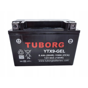 Akumulator Tuborg żelowy pomocniczy do Volvo 8Ah