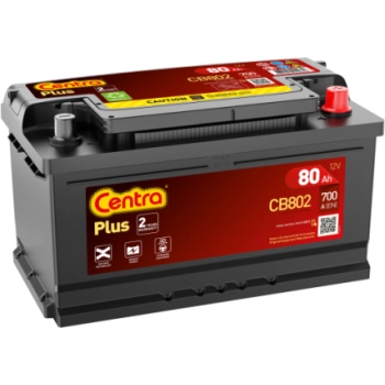 Akumulator Centra Plus 80Ah 700A CB802 P+