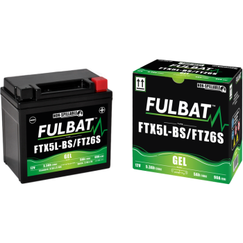 Akumulator Fulbat YTX5L-BS FTX5L-BS / FTZ6S GEL 12V 4.2Ah 80A