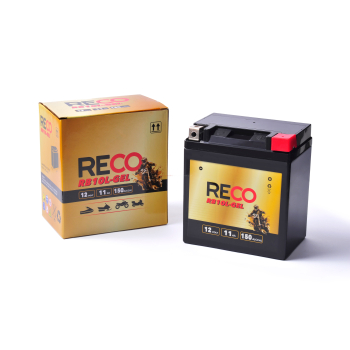 Akumulator RECO RB10L-GEL 12V P+ YB10L-B YB10L-GEL