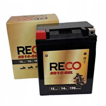Akumulator RECO RB14-GEL 12V L+ YB14-B YB14-GEL