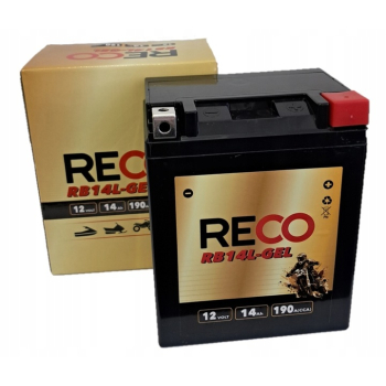 Akumulator RECO RB14L-GEL 12V P+ YB14L-B YB14L-GEL