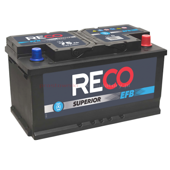 Akumulator RECO EFB RE57573 12V 75Ah 730A Start&Stop