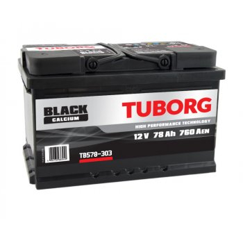 Akumulator Tuborg Black 12V 78Ah 760A L+ TB578-303