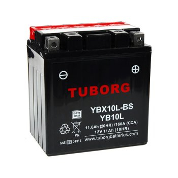 Akumulator Tuborg YTX10L-BS / YBX10L-BS / YB10L-B2 YB10L-A2 10Ah 160A