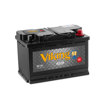 Akumulator Viking AGM 80Ah 800A 12V VKA80