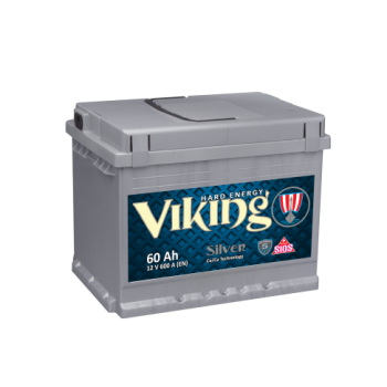 Akumulator Viking Silver 12V 60Ah 600A VKS60