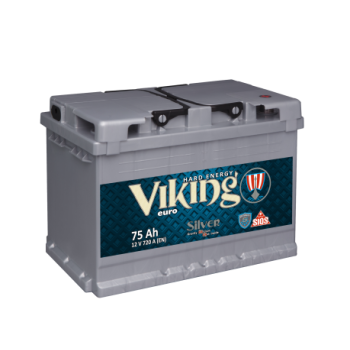 Akumulator Viking Silver 12V 75Ah 720A VKS75